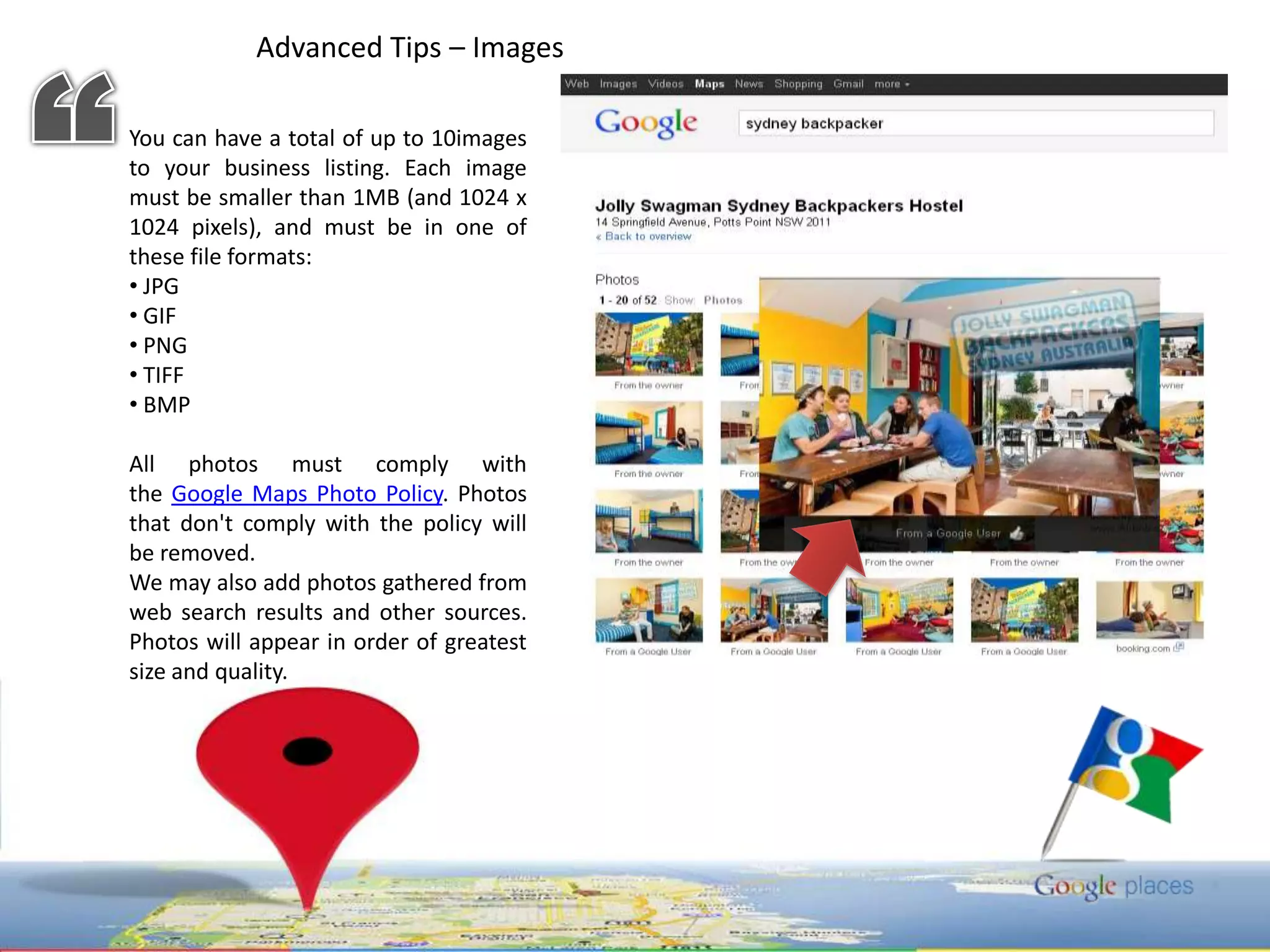 Advanced Tips – Reviews Q.How to handle BADreviews?Bury your NEGATIVE review,that only Good review will beseen.“