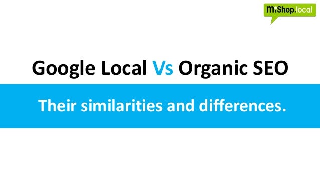 google organic seo