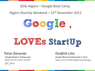 Google loves Start-Ups 