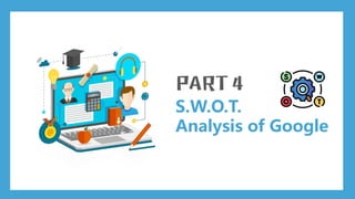 S.W.O.T.
Analysis of Google
 
