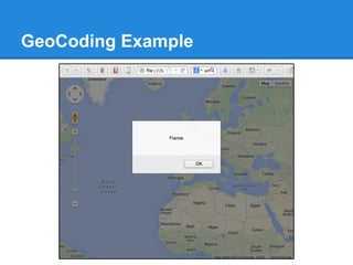 GeoCoding Example
 