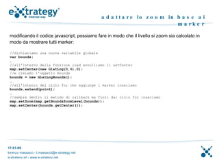 Programmare Google Maps con Javascript | ODP