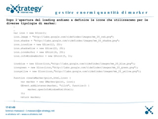 Programmare Google Maps con Javascript | ODP
