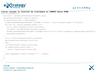 Programmare Google Maps con Javascript | ODP