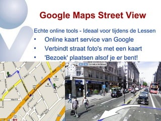 STREET VIEW GEBRUIKEN IN GOOGLE MAPS intelligence overview