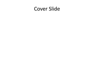 Cover Slide 