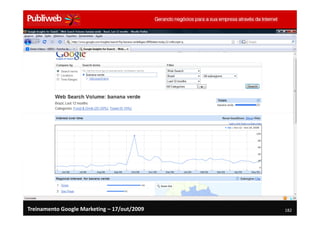 Treinamento Google Marketing – 17/out/2009   182
 
