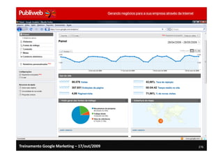 Treinamento Google Marketing – 17/out/2009   276
 