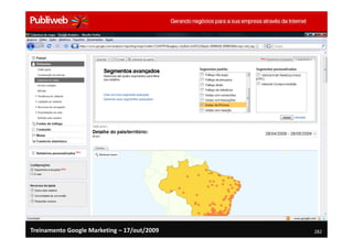 Treinamento Google Marketing – 17/out/2009   282
 