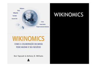 WIKINOMICS




Treinamento Google Marketing – 17/out/2009
 