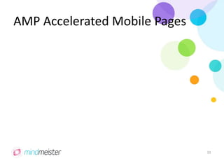 AMP Accelerated Mobile Pages
33
 