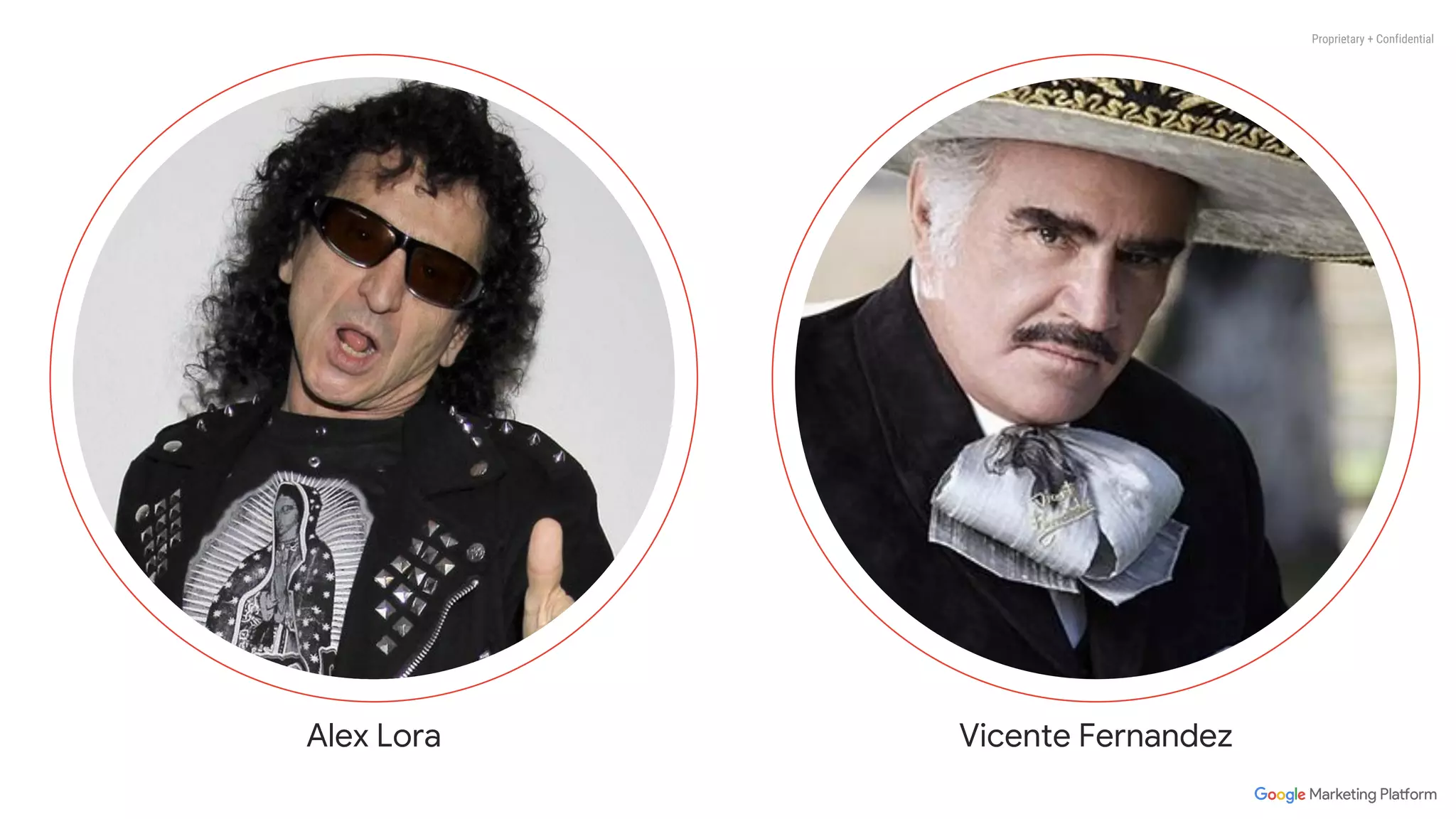 Vicente FernandezAlex Lora
Proprietary + Confidential
 