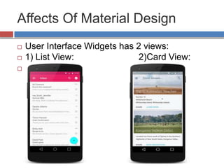 Google Material Design | PPTX