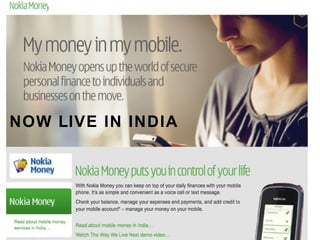 Nokia Money NOW LIVE IN INDIA 