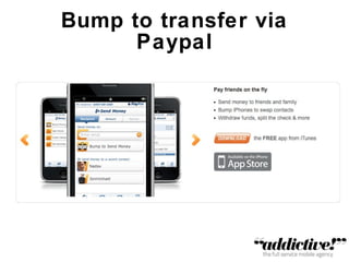 Bump to transfer via Paypal 