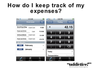 How do I keep track of my expenses? 