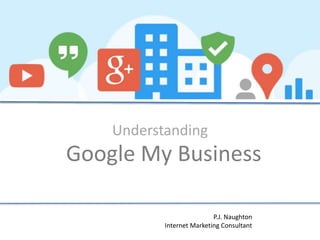 Google My Business
Understanding
P.J. Naughton
Internet Marketing Consultant
 