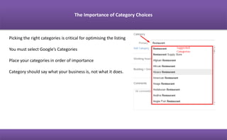 The Importance of Category Choices
 