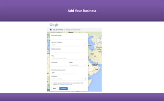 Add New Google My Business Page
 