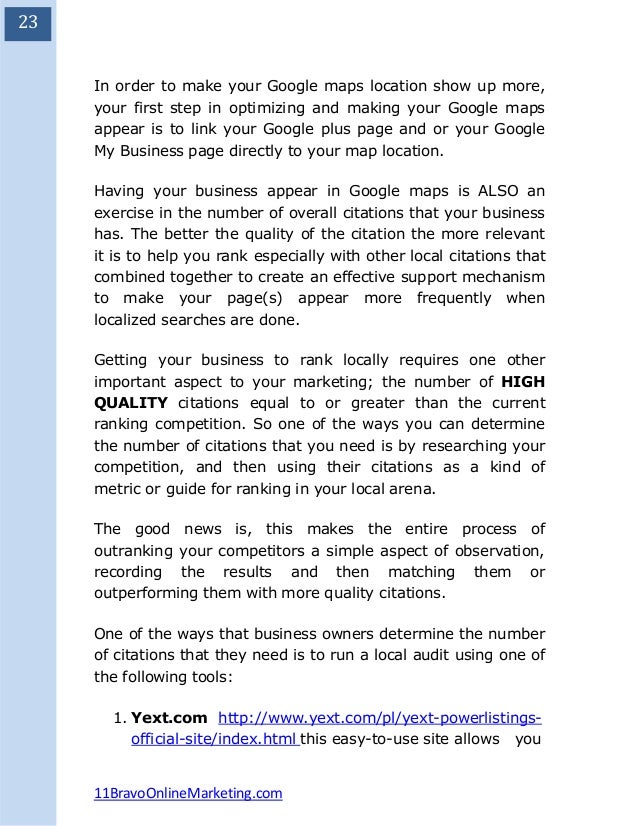 optimizing for the google quick