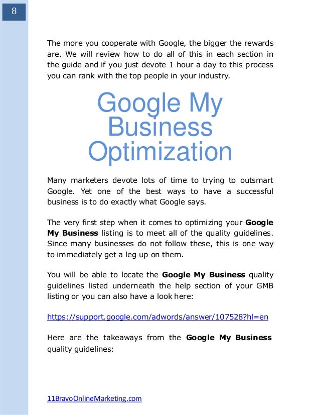 optimizing for the google quick