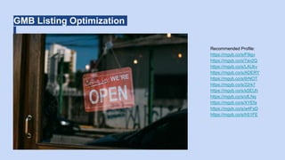 GMB Listing Optimization
Recommended Profile:
https://mgyb.co/s/F9igv
https://mgyb.co/s/7av2Q
https://mgyb.co/s/LAUkv
https://mgyb.co/s/ADERY
https://mgyb.co/s/6rNOT
https://mgyb.co/s/22rk7
https://mgyb.co/s/sSEUh
https://mgyb.co/s/ofLNq
https://mgyb.co/s/XYEfa
https://mgyb.co/s/w4FsD
https://mgyb.co/s/hS1FE
 
