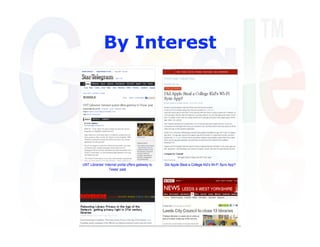 By Interest
 