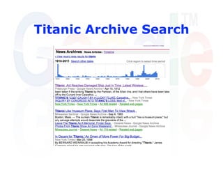 Titanic Archive Search
 