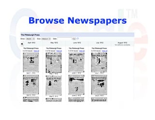 Browse Newspapers
 