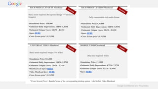 Google Confidential and Proprietary
 