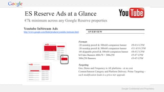 Google Confidential and Proprietary
 
