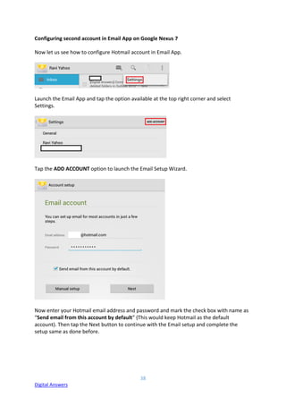 hotmail email settings lg g4 hotmail email settings lg g4