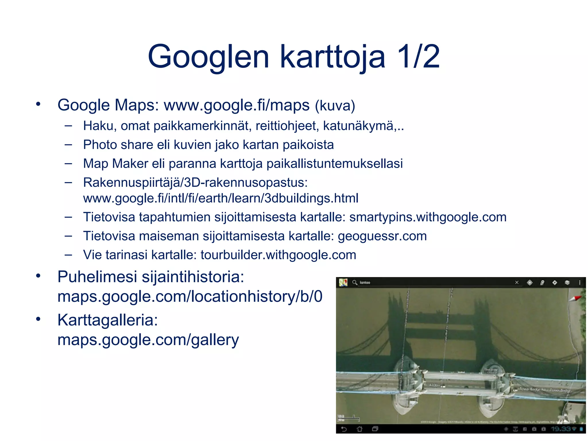 Dokumentin jakaminen
• Dokumenttien jakamisen vaihtoehdot löydät kohdasta:
• Jaa dokumentti linkkinä tai sähköpostitse haluamillasi oikeuksilla
 