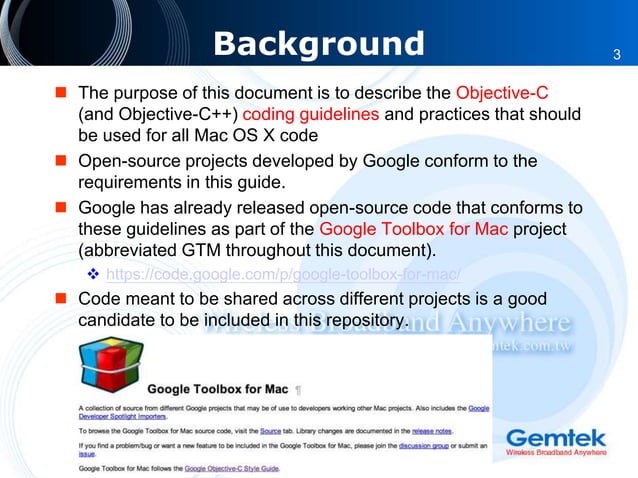Google Objective-C Style Guide | PPT