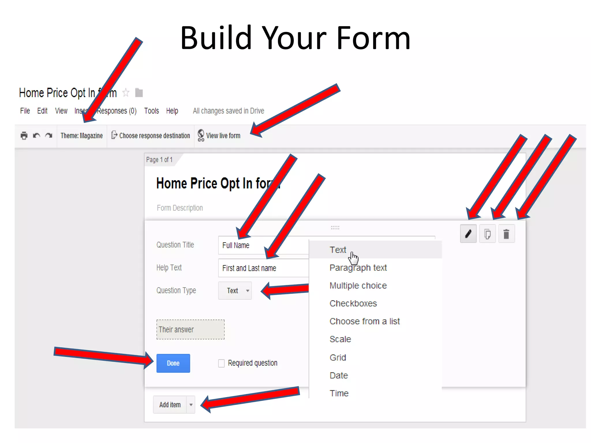 Build Your Form
 