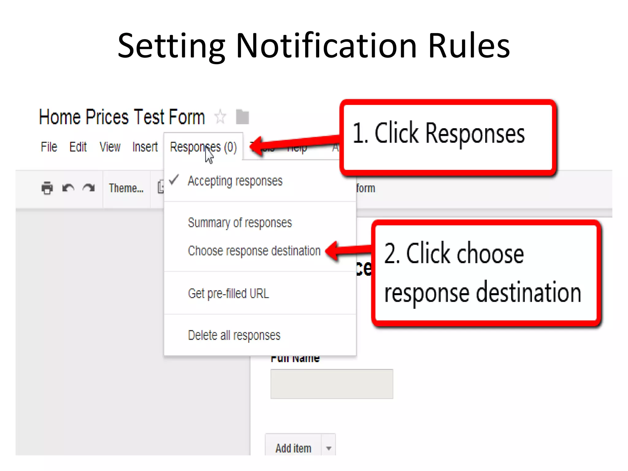 Setting Notification Rules
 