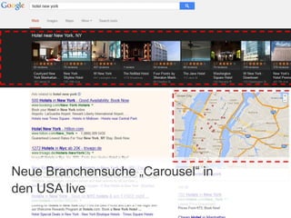 Neue Branchensuche „Carousel“ in
den USA live

 