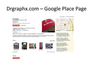 Drgraphx.com – Google Place Page
 