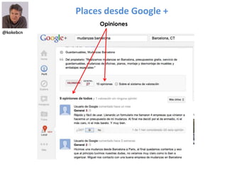 @kokebcn
Places desde Google +
Opiniones
 