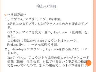 ^Μʂ
?^
ץAץBץCʂ䡣
 AԪˤʤ륢ץꡣBϥåեΤߤ䤨
 ꡣ
 Cϥåե䤨ҤġKeyStore ^
 
 Η^HdeveloperȤϥ˩`
 PackageID˩`״BǗ^
 developerȡKeyStoreHˤϡIP
 ɥ쥹
 Macɥ쥹ɕr΂˥쥸åȥ`
 סʤɣҊƤȤ¤Η^
 Ƿ֤äƤΤǡeΈǣģĜʂФ
 