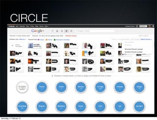 CIRCLE




Samstag, 4. Februar 12
 