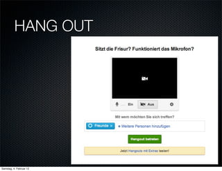 HANG OUT




Samstag, 4. Februar 12
 