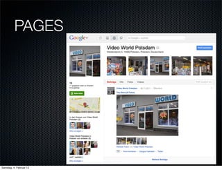 PAGES




Samstag, 4. Februar 12
 