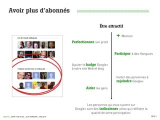 0012 I
Avoir plus d’abonnés ////////////////////////////////////////////////////////////////////////
Perfectionner son pro...