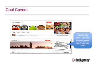 Cool Covers




                  This might seem
                  ordinary but it’s
               not…it’s a GIFF cover
              image – pretty cool and
               innovative! (the birds
               move about, it’s as if
                they are flying in the
                       image)
 
