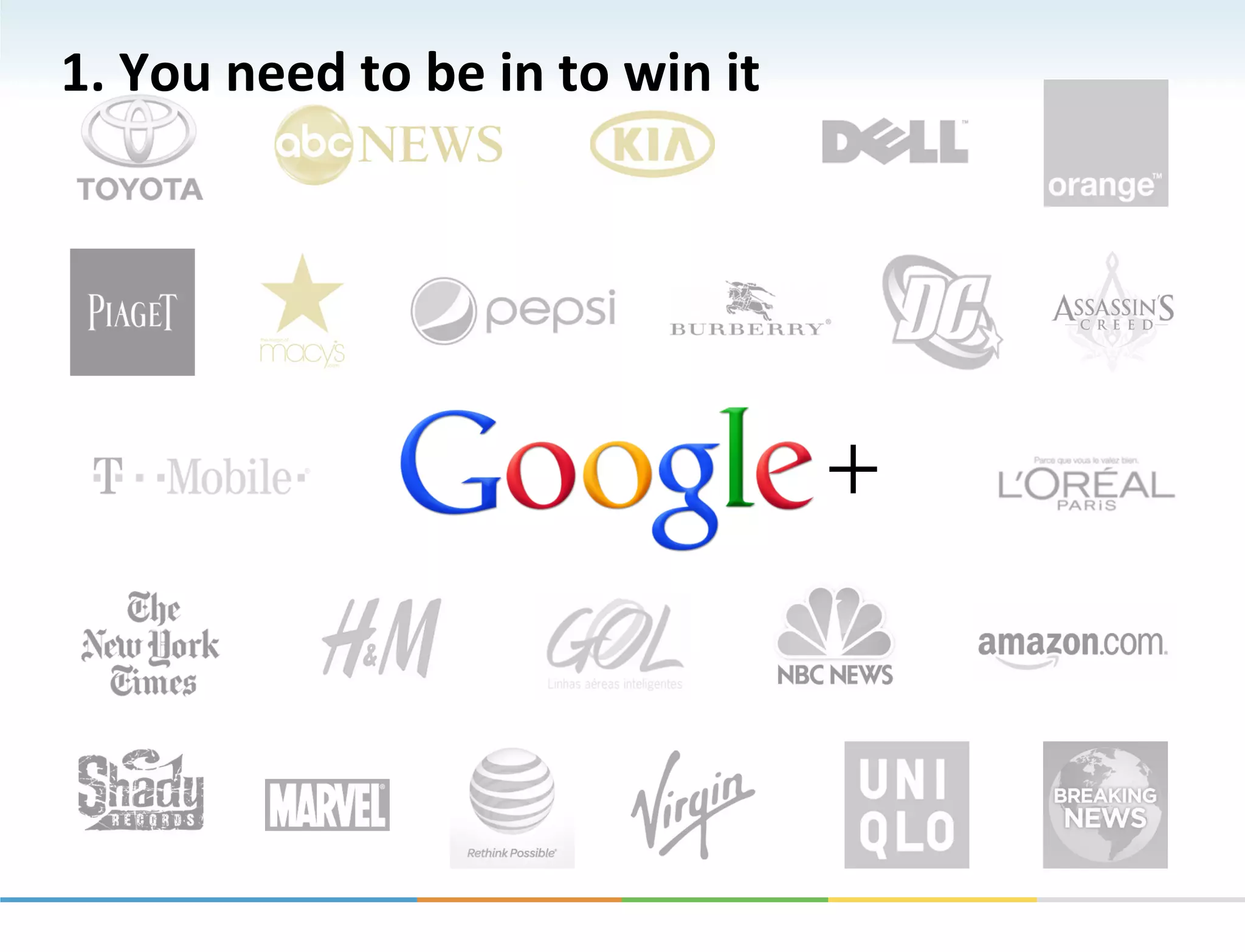 1.	
  You	
  need	
  to	
  be	
  in	
  to	
  win	
  it	
  
 