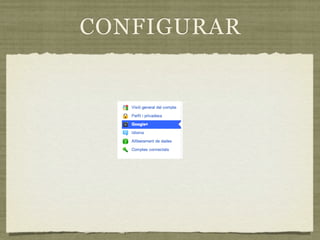 CONFIGURAR
 