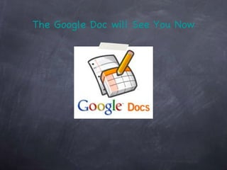 The Google Doc will See You Now 