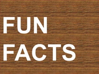 FUN FACTS 