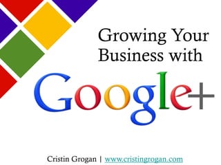 Cristin Grogan | www.cristingrogan.com
Growing Your
Business with
 